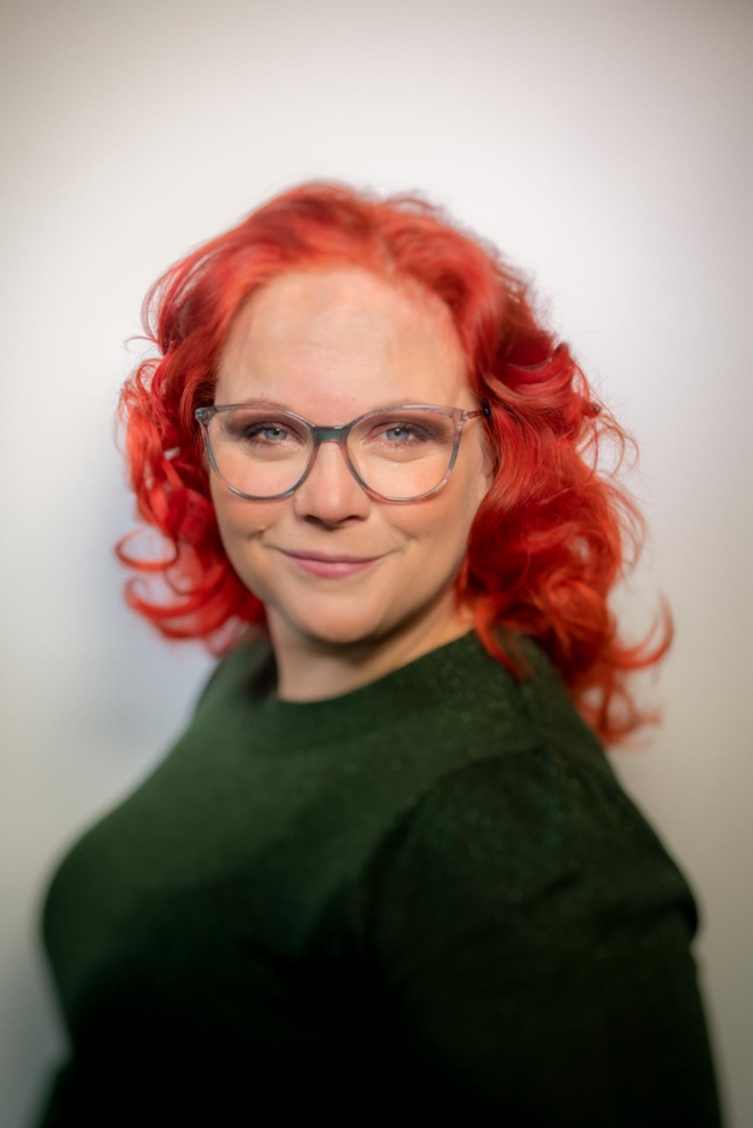 Porträttbild på en kvinna.