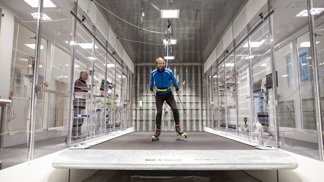 Vintunneln på Sports Tech Research Centre i Östersund