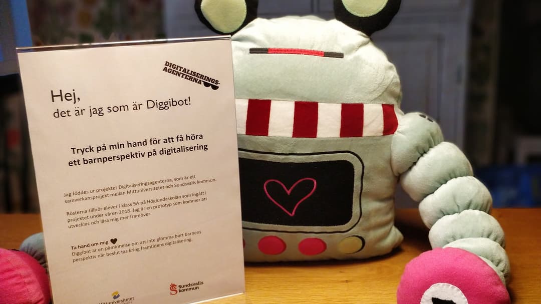 Diggibot, en robot