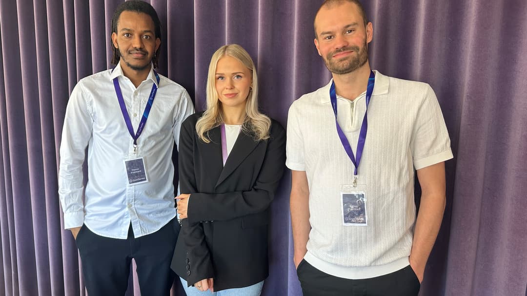 Filimon Teklehaimanot, Elin Vedin och Fabian Forsberg