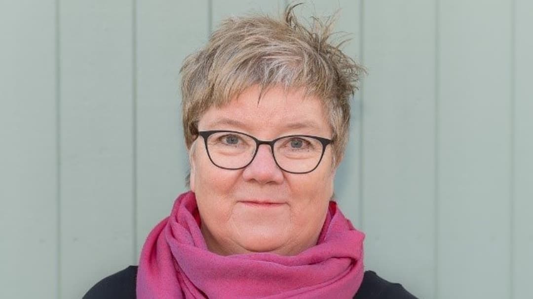Porträtt av kvinna.