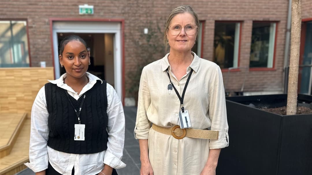 Feruz Okbazghi och Charlotte Wikström