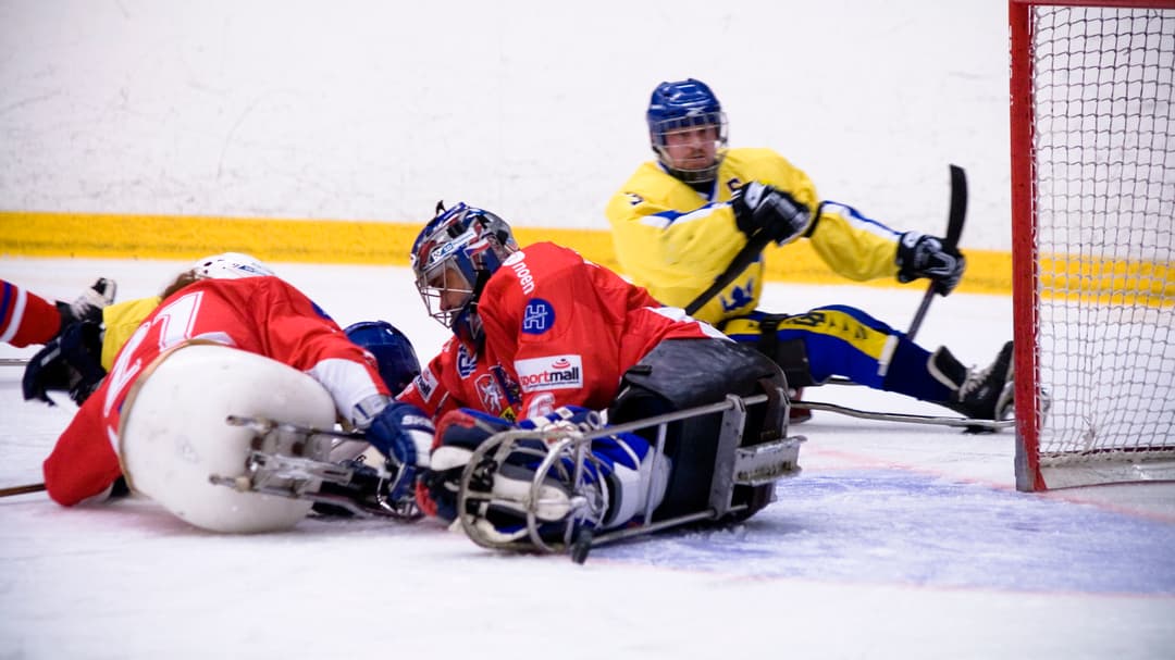 Kälkhockey, parasport, paraidrott, paralympics