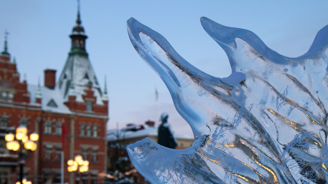 Sundsvall i vinterskrud