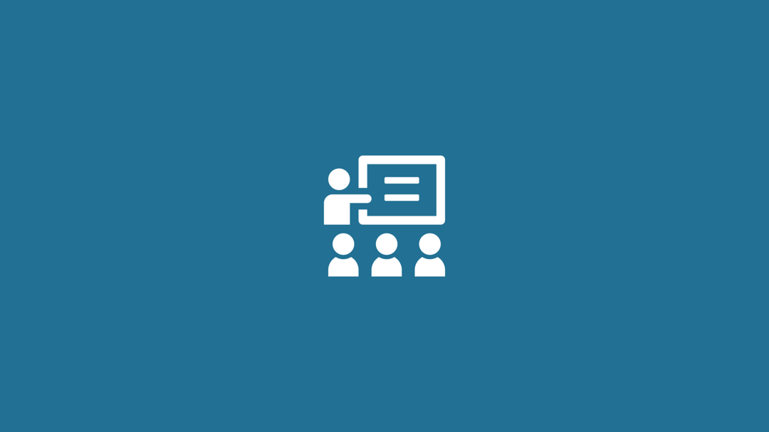 Blue background icon