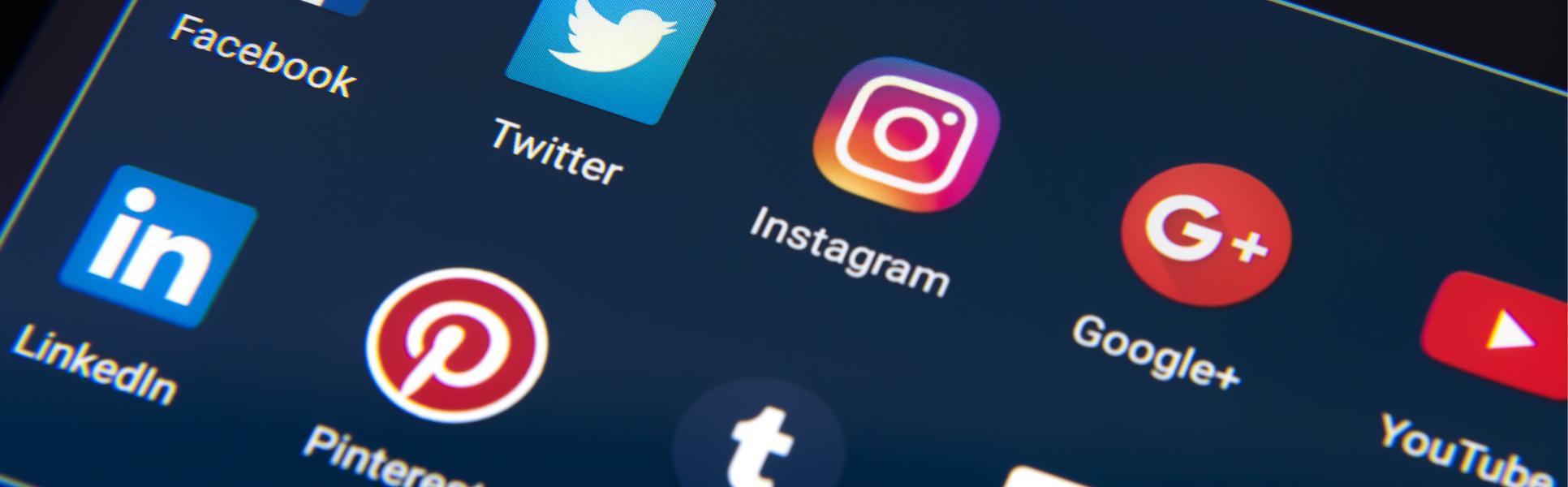 sociala medier appar