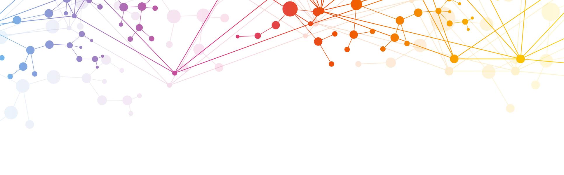 Structure molecule and communication. Dna, atom, neurons. Scientific concept for your design. Connected lines with dots. Medical, technology, chemistry, science background. Vector illustration 