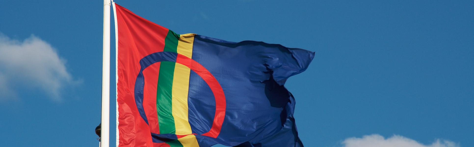 The Saami flag