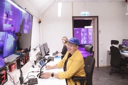 Kontrollrummet i RCR labbet, Mittuniversitetet 