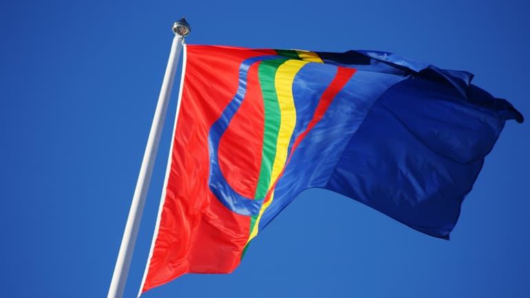 samisk flagga 
