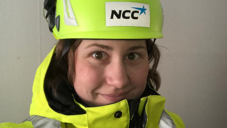 Jaqueline Ewertzh alumn byggingenjör