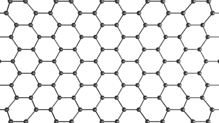 STructural mesh in the form of hexagons.