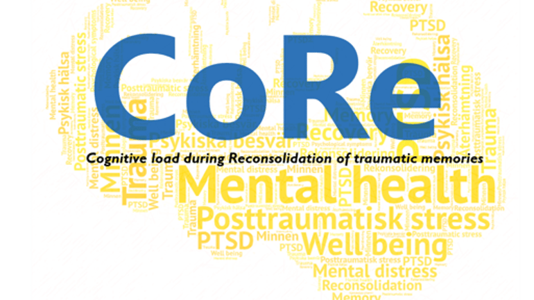 Textmoln utifrån CoRe: Cognitive load during Reconsolidation of traumatic memories.
