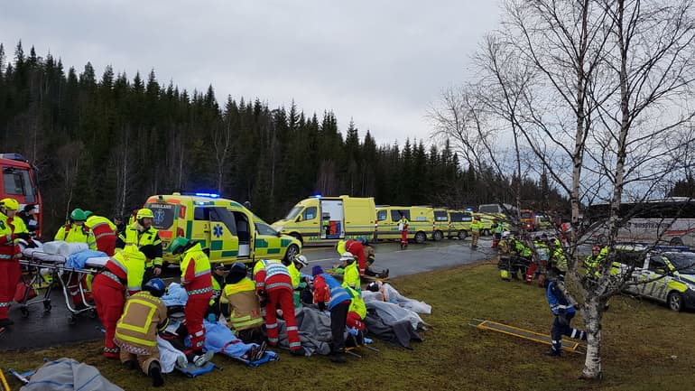 Övning för kris