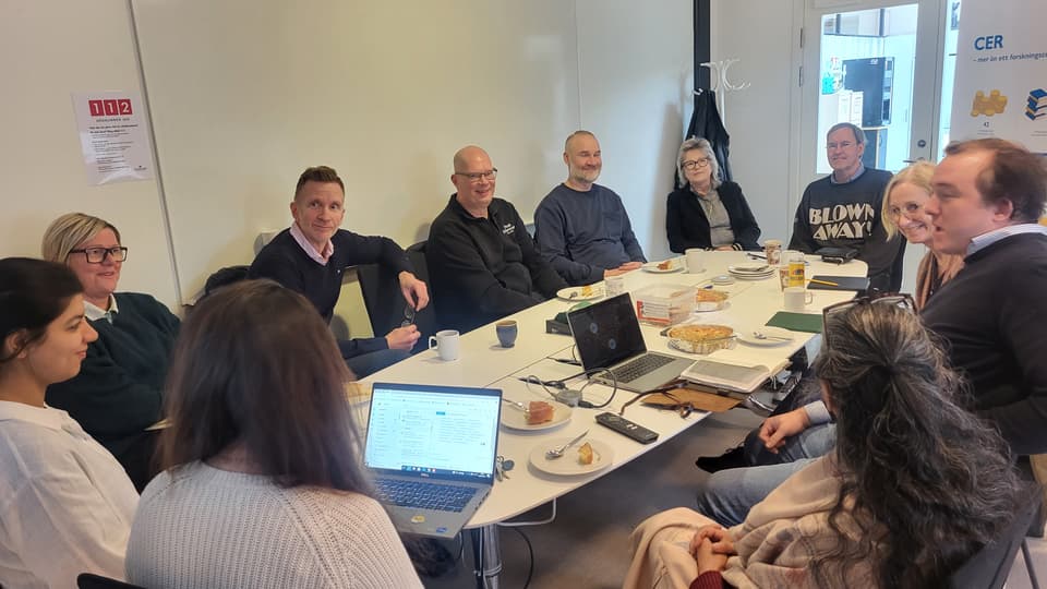 CER möter gymnasielärare från Hedbergska gymnasiet