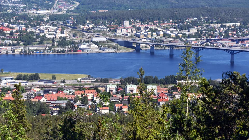 View over Sundsvall.