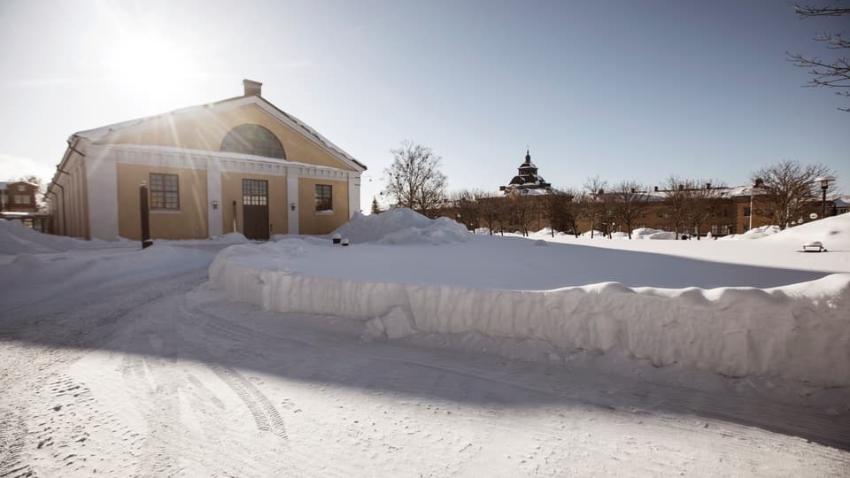 Vinterexteriör Campus Östersund