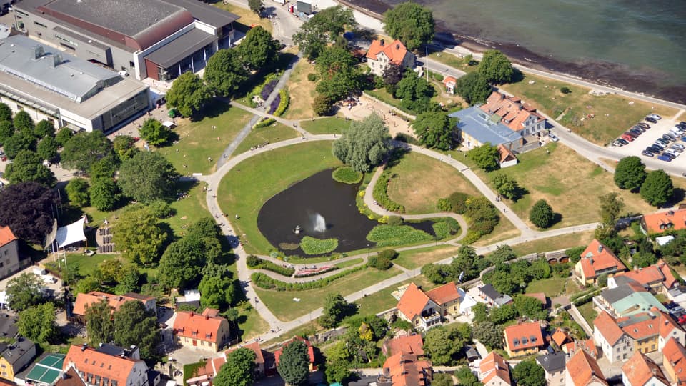 Almedalen från ovan