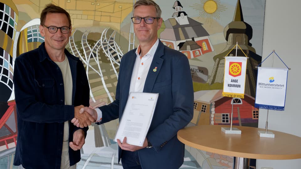Anders Fällström och Erik Lövgren, kommunalråd Ånge kommun