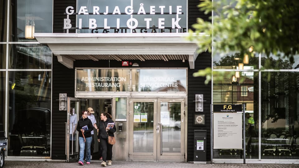 Studenter på Campus.