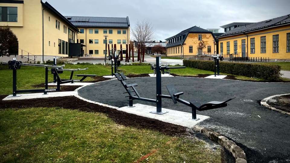 outdoor gym campus Östersund