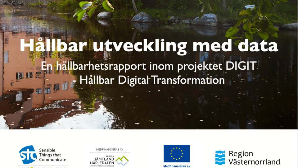 Framsida för Hållbarhetsrapport DIGIT