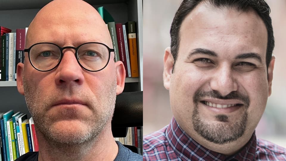 Jimmy Jaldemark och Mustafa Nourallah