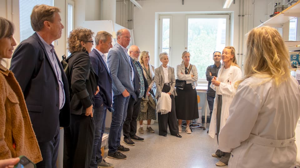 KK stiftelsen besöker forskningsmiljön transformative technologies Mittuniversitetet