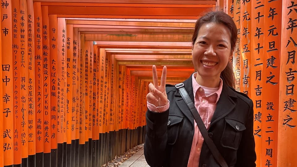 Kim Kim Bui utbytesstudent i Japan