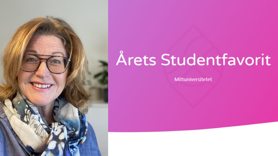 en kvinna och en vit text på rosa bakgrund