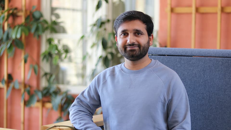 Erasmus trainee Muhammad Danish from the University of Calabria in Italy