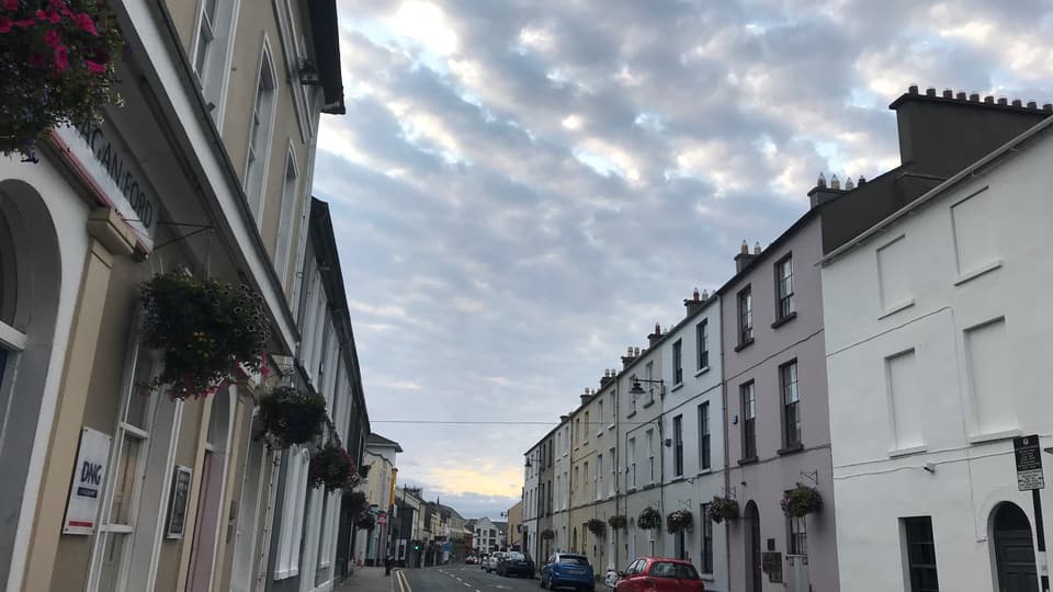 Colorful street in Sligo