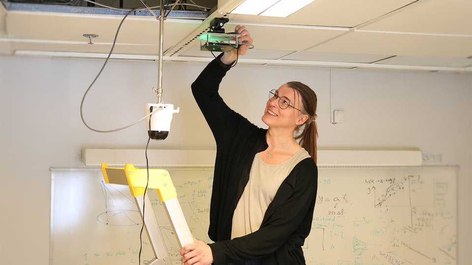 Stefani Rydblom i labbet