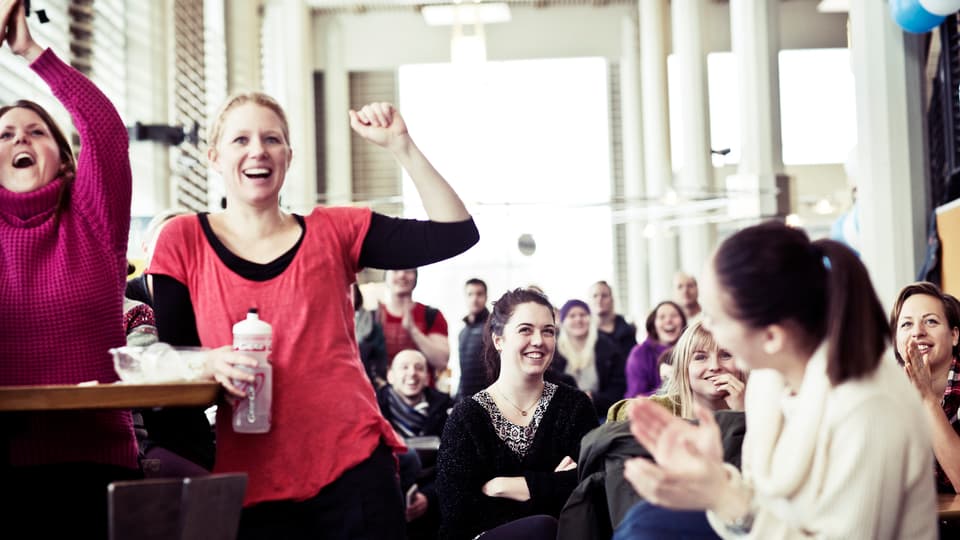 Studenter, Hus G Östersund, skidåkning i OS 2014
